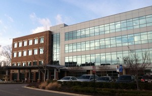 PartnerMD's headquarters are on the third floor of this building at 7001 Forest Ave.