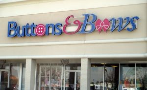 A new owner took over Buttons & Bows at 1517 N Parham Road near Regency Square. (Photo by Michael Thompson.) 