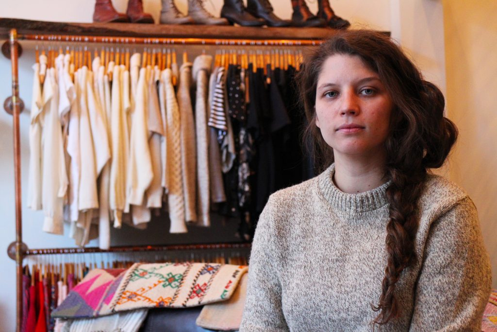Ashley Carruthers opened a women's clothing shop downtown. Photos by Michael Thompson.