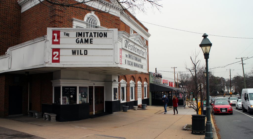 The Westhampton Theater on Grove Avenue will close at the end of the year. Photos by Evelyn Rupert.
