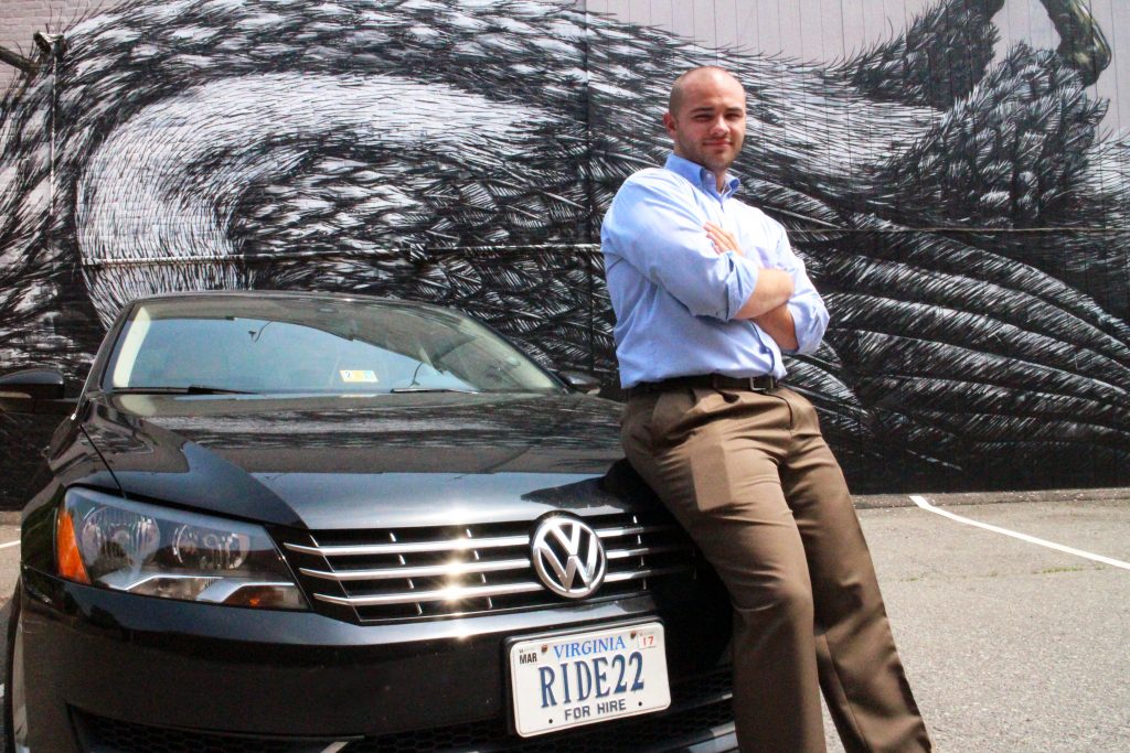 Jesse Mobley has taken control of a for-hire car startup. Photos by Michael Schwartz.