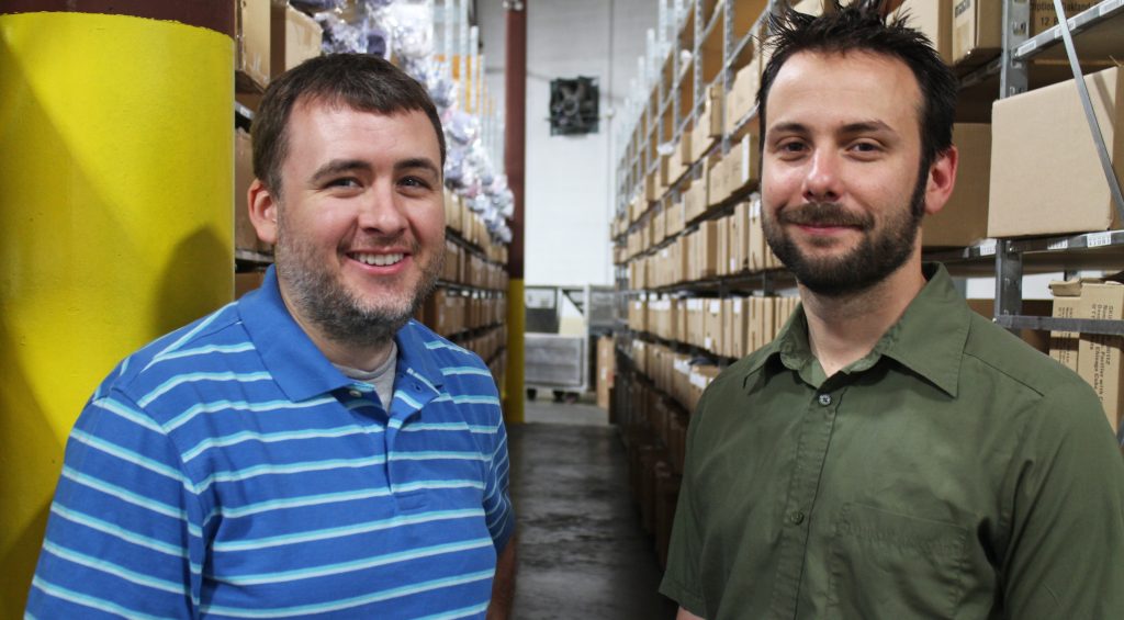 Robert Clark (left) and Nick Piasecki are moving their business to Manchester. Photos by Michael Thompson.
