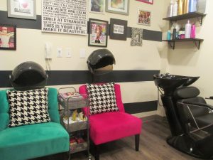 Hairstylist Nina Rae rents out a space in the Carytown StylePod. 