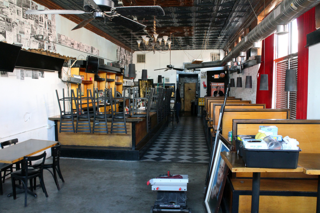 A downtown restaurant and bar has closed up shop. Photos by Michael Thompson.