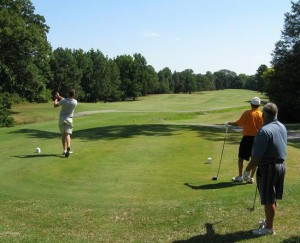 A tee box at Meadowbrook. (photo courtesy of Meadowbrook Country Club)